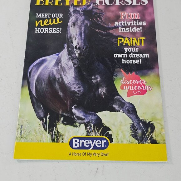 Breyer Horses Scene Catalog Collector's Manual Model Horse 2020 Friesian - Picture 2 of 8